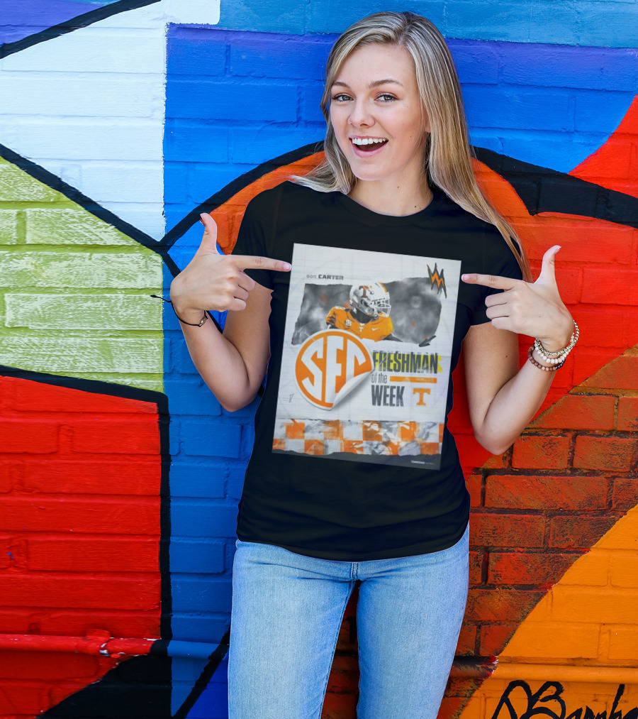 Boo Carter Freshman Of The Week SEC Tennessee Vols T-Shirt