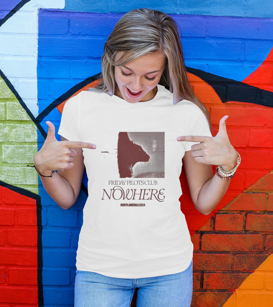 Friday Pilots Club Nowhere North America T-Shirt