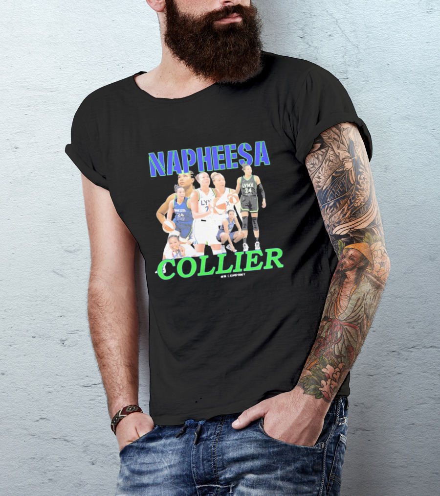 Napheesa Collier Minnesota Lynx WNBA The Homegrown Company Collage T-Shirt