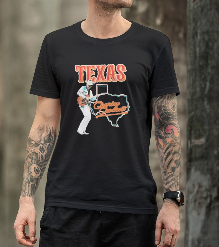 Texas Charley Crockett Cowboy Music T-Shirt