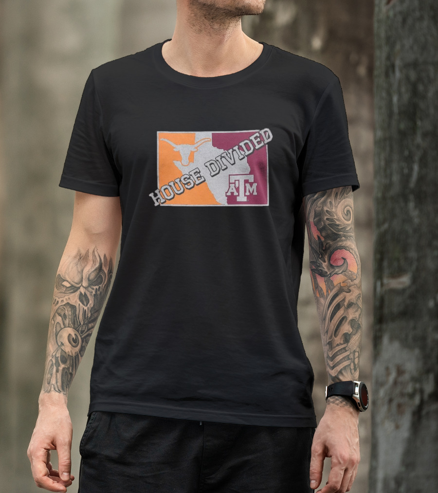 Texas A&M House Divided Longhorns T-Shirt