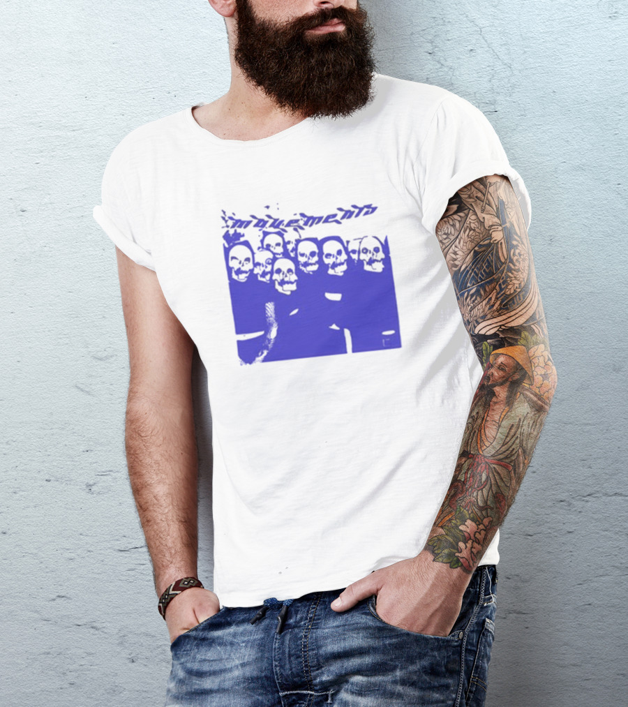 Movements Skeleton Mask Group Afraid To Die T-Shirt