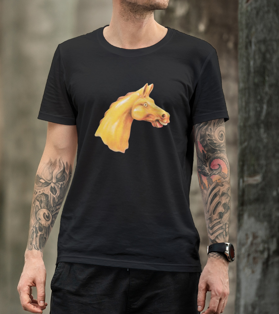 We Live In Time Carousel Horse What’s The Rush Head T-Shirt