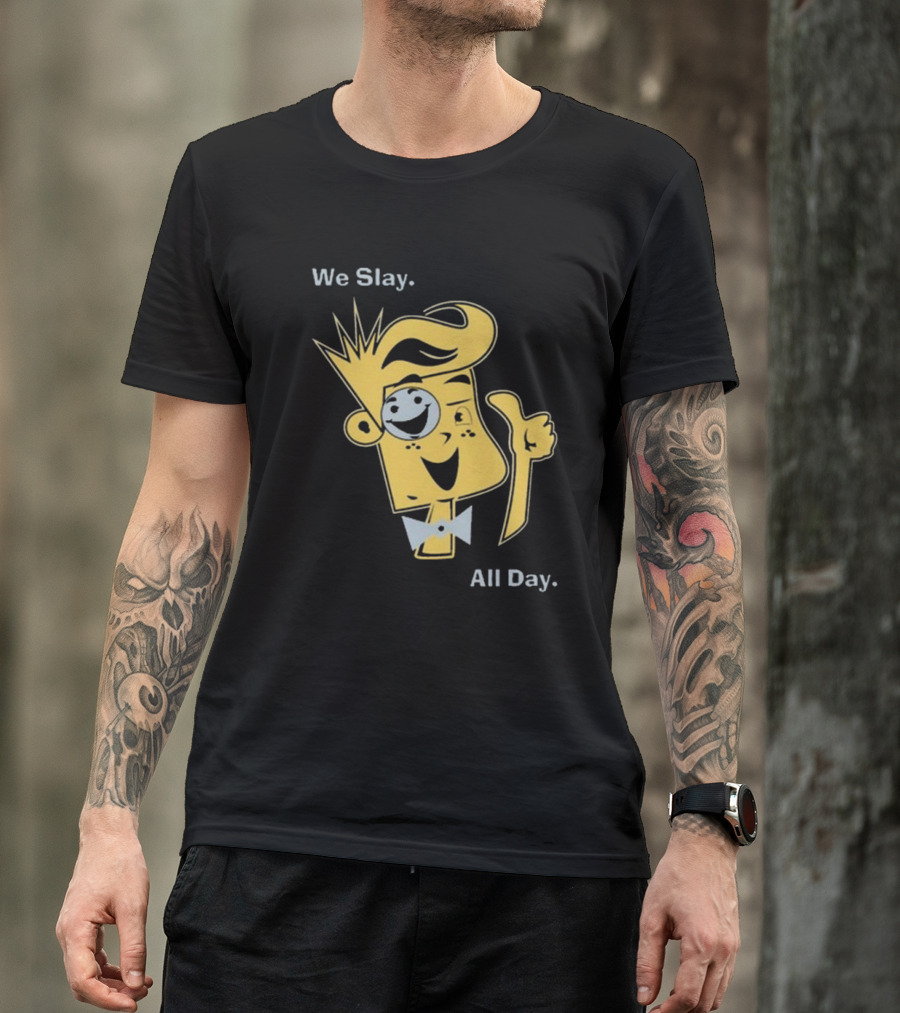 FGTeeV We Slay All Day Shiny Smiling Face Thumbs Up T-Shirt