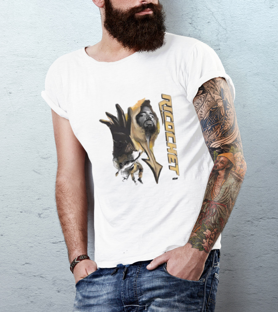 Ricochet AEW Unstoppable Iconic Presence T-Shirt