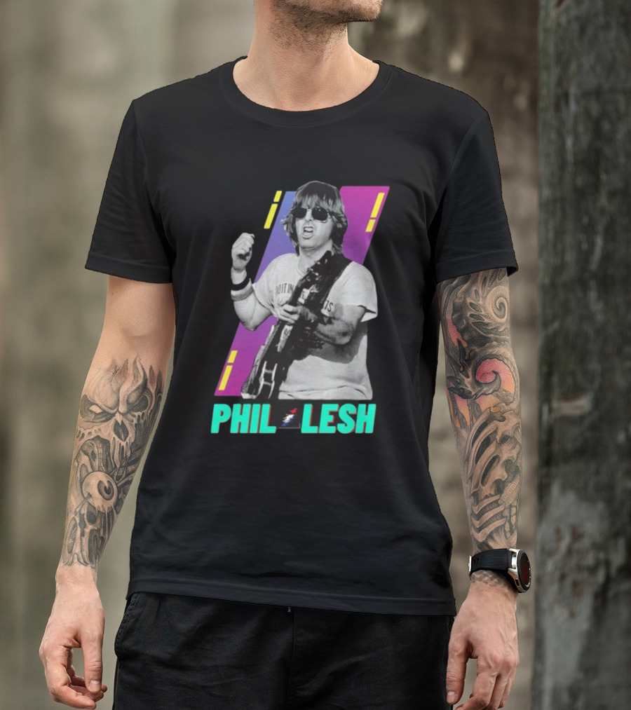 PHIL LESH Grateful Dead Bassist Vintage Rock Music T-Shirt