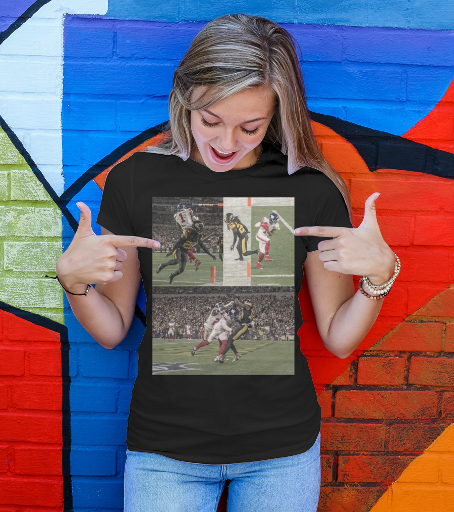 Malik Nabers George Pickens Both Close Scoring Touchdowns Football Moments T-Shirt