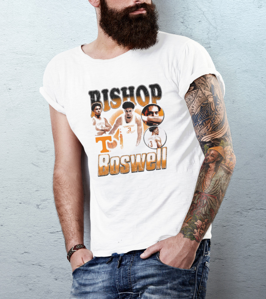 Bishop Boswell Tennessee Vols Basketball Retro 90s T-Shirt