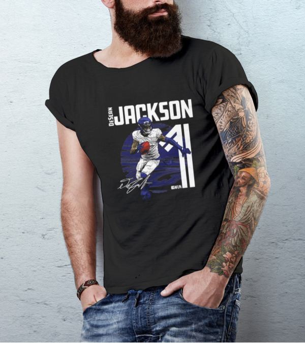DeSean Jackson NFLPA Signature Baltimore Ravens Number 11 NFL T-Shirt