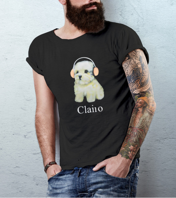 Paul Mescal Clairo Dog With Headphones T-Shirt