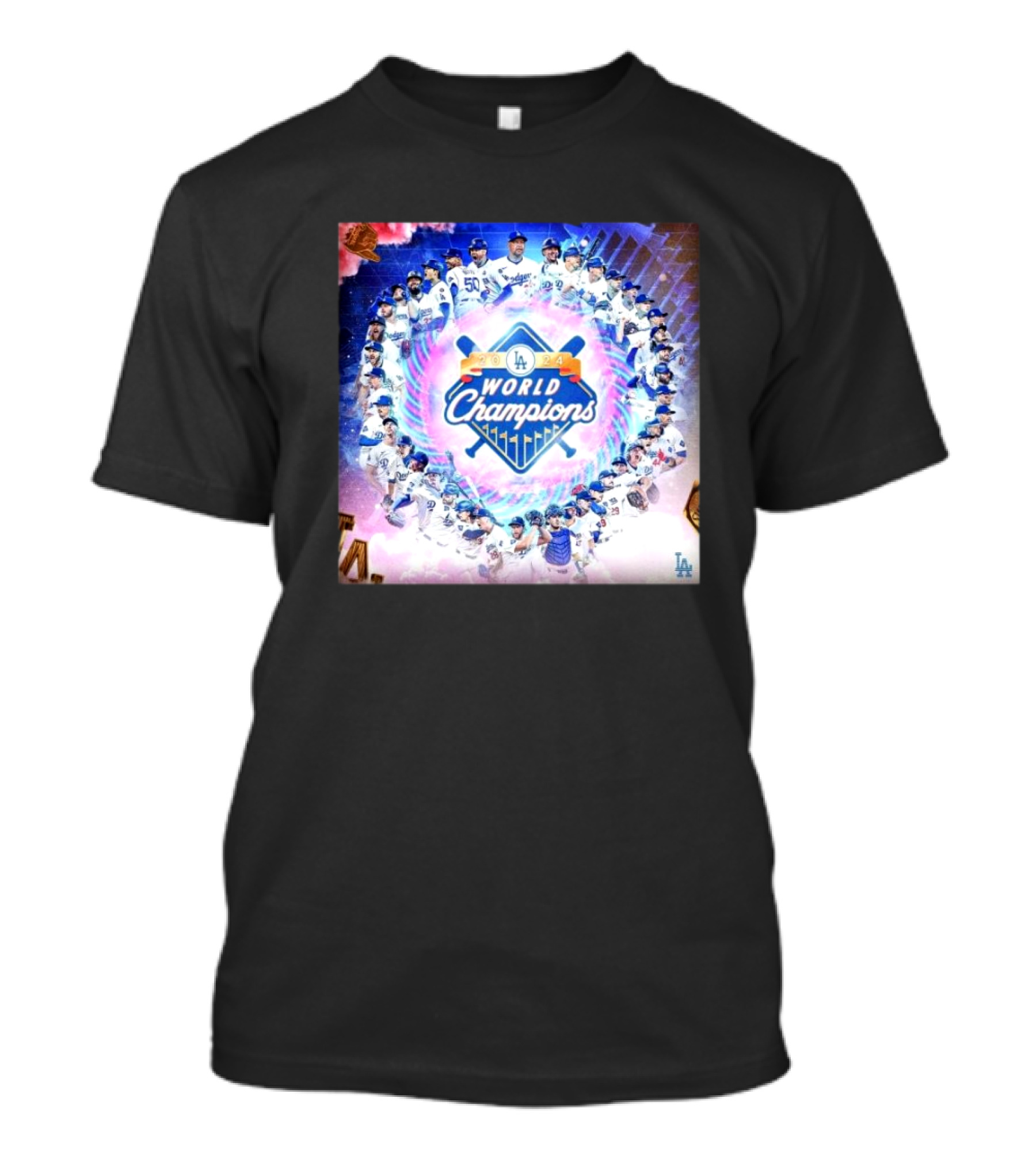 Los Angeles Dodgers 2024 MLB World Champions Team T-Shirt
