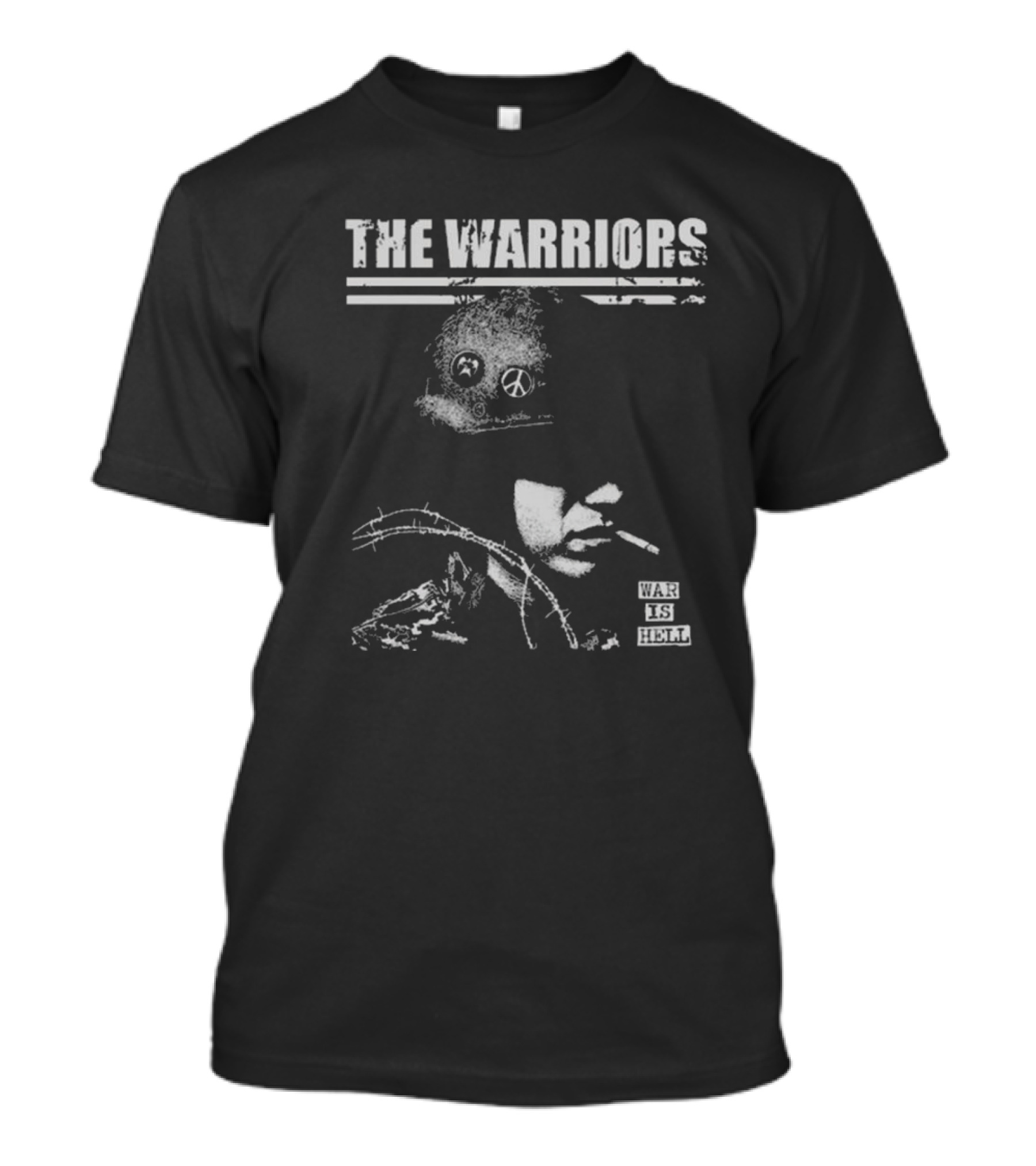 The Warriors War Is Hell Soldier Peace Helmet T-Shirt