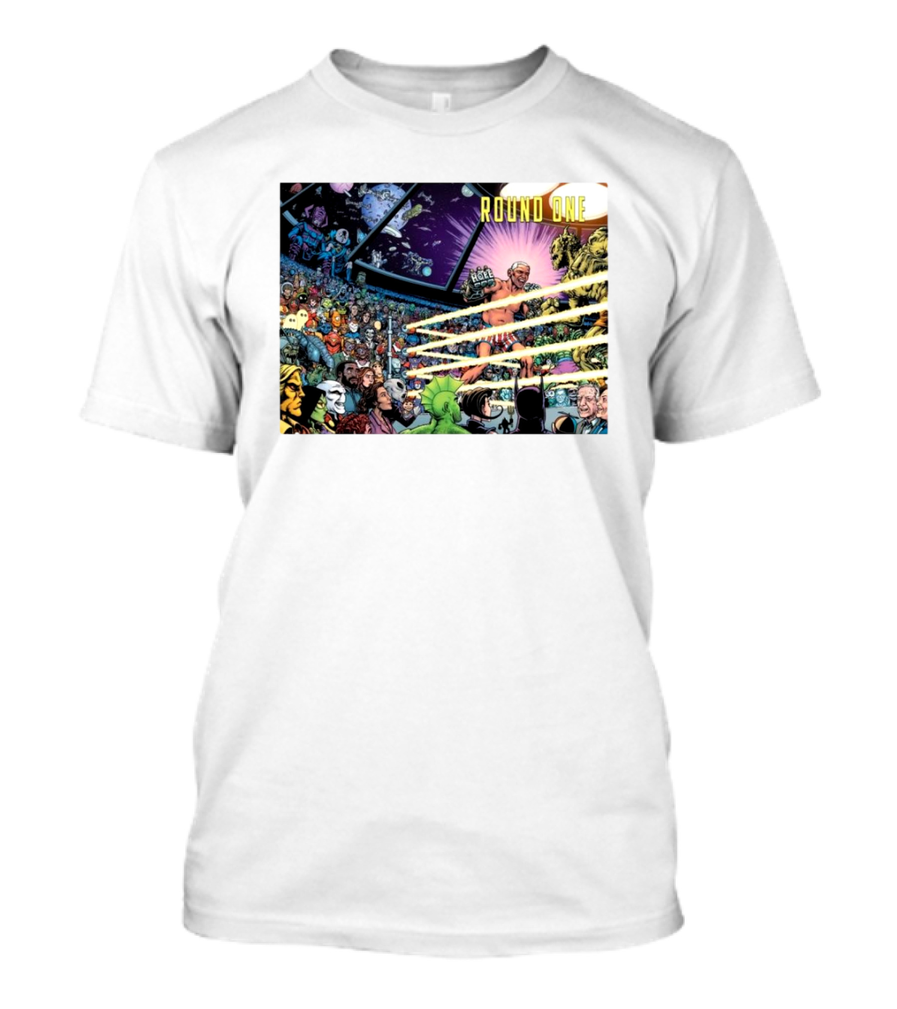Round One Boxing Scene From DieDieDie Comic Spread T-Shirt