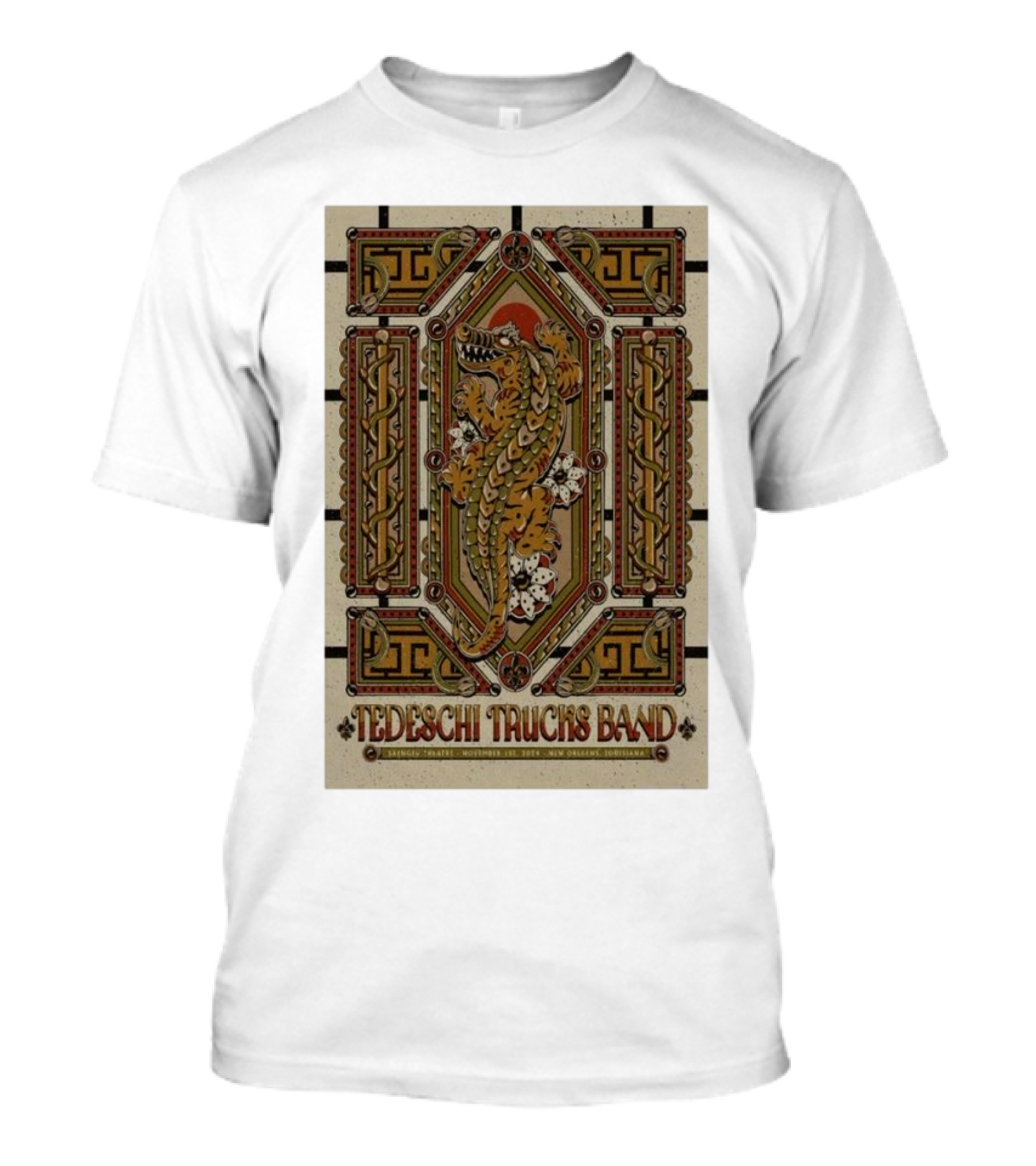 Tedeschi Trucks Band Nov 1 2024 Saenger Theatre New Orleans LA Dragon T-Shirt