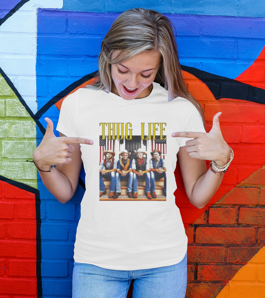 Thug Life Team Cowboys USA T-Shirt