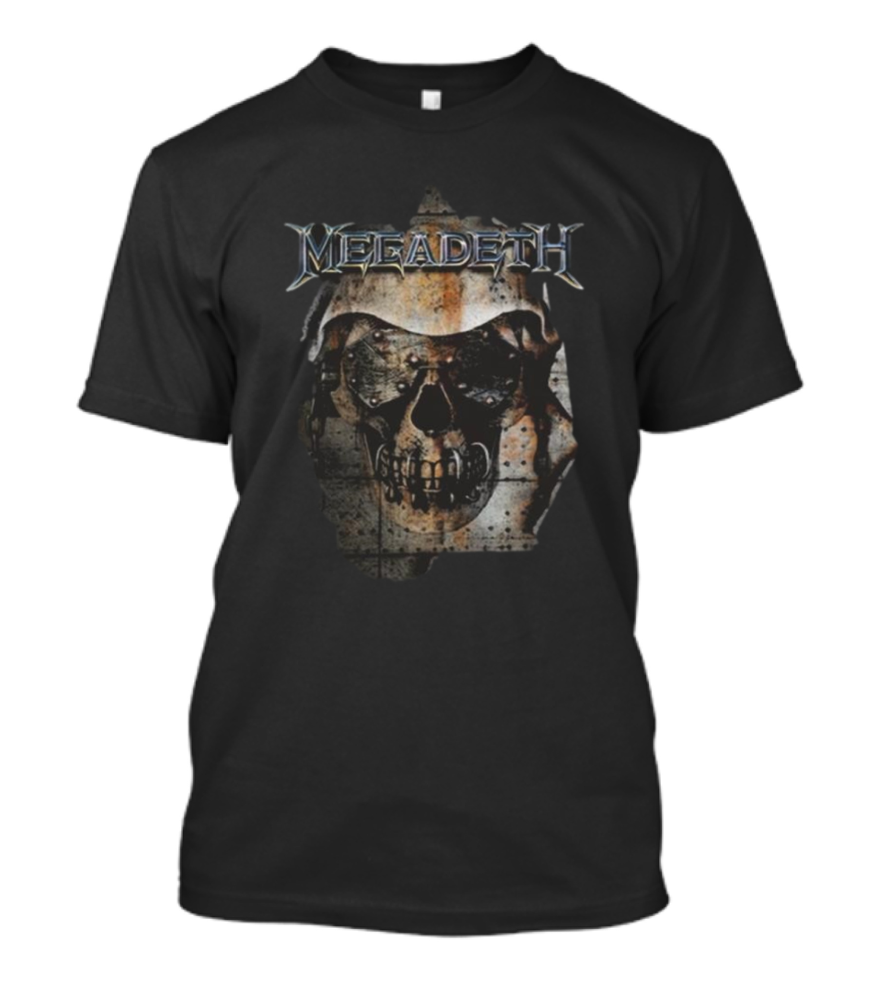 Megadeth Vic Rattlehead Skull T-Shirt