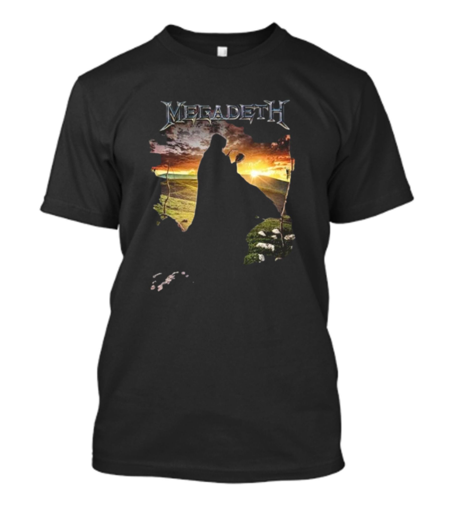 Megadeth Youthanasia 30th Anniversary Reaper Sunset Imagery T-Shirt
