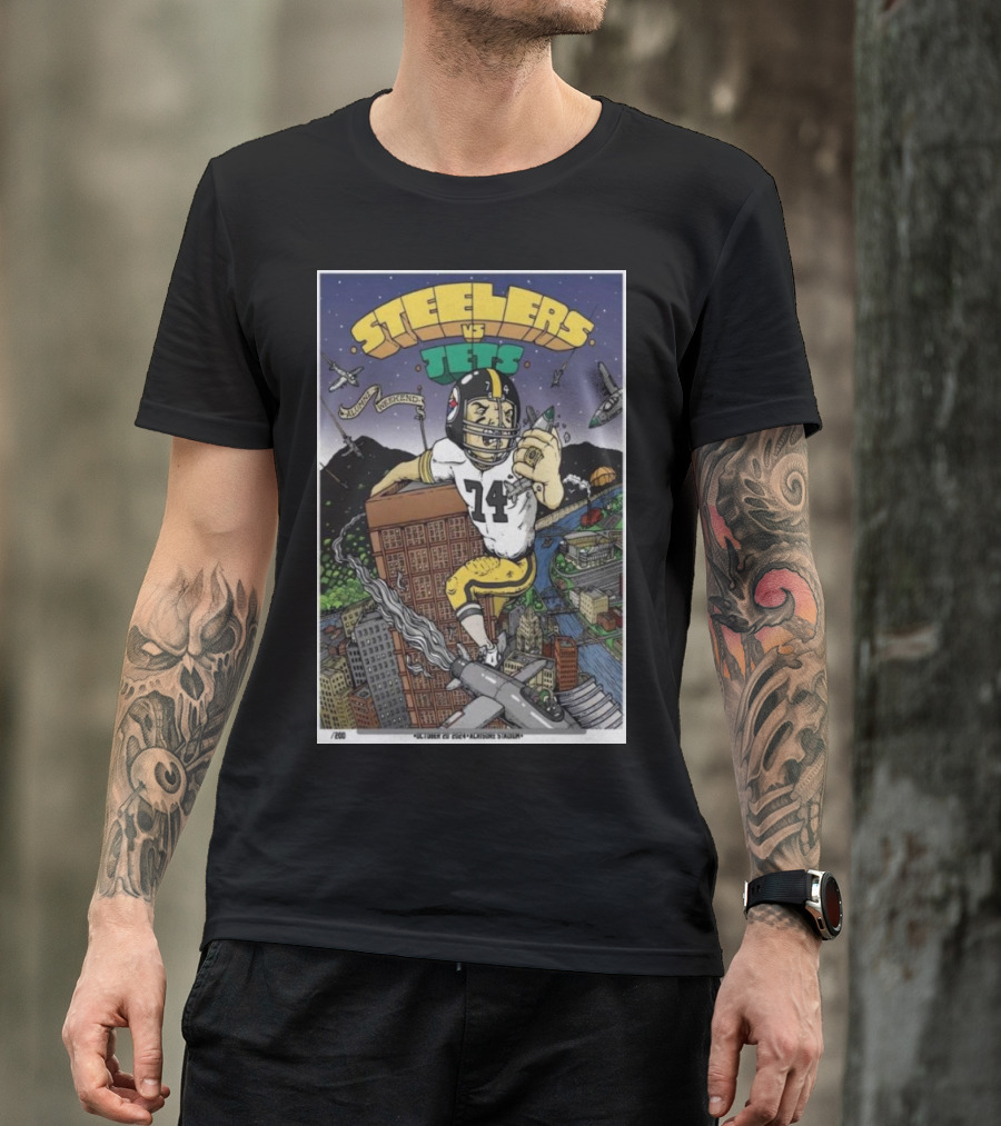 Steelers Vs Jets October 20 2024 Acrisure Stadium Pittsburgh PA Football Clash Cartoon T-Shirt