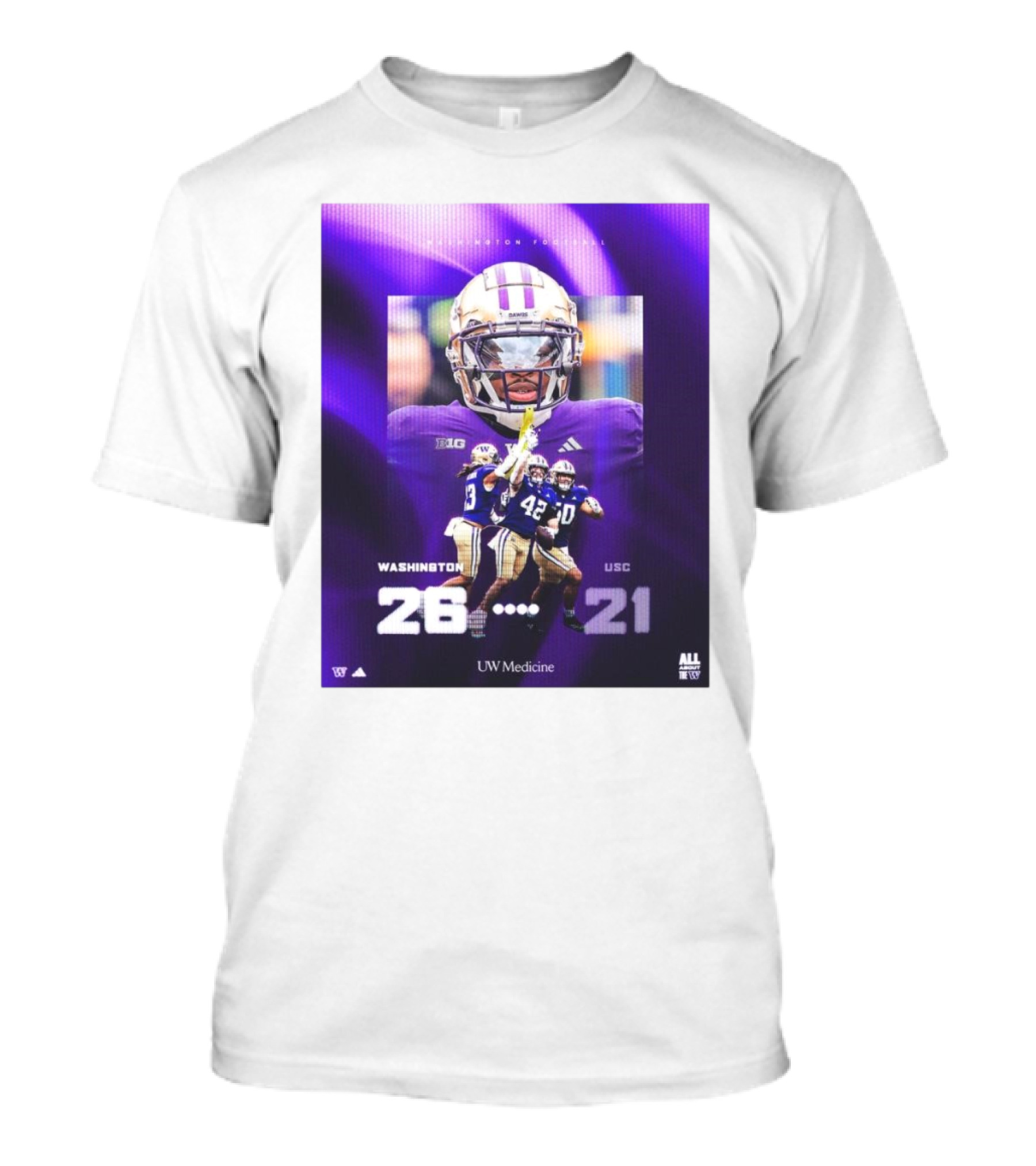 Washington Huskies 26-21 Victory Against USC Trojans 19 Straight At The Crib T-Shirt