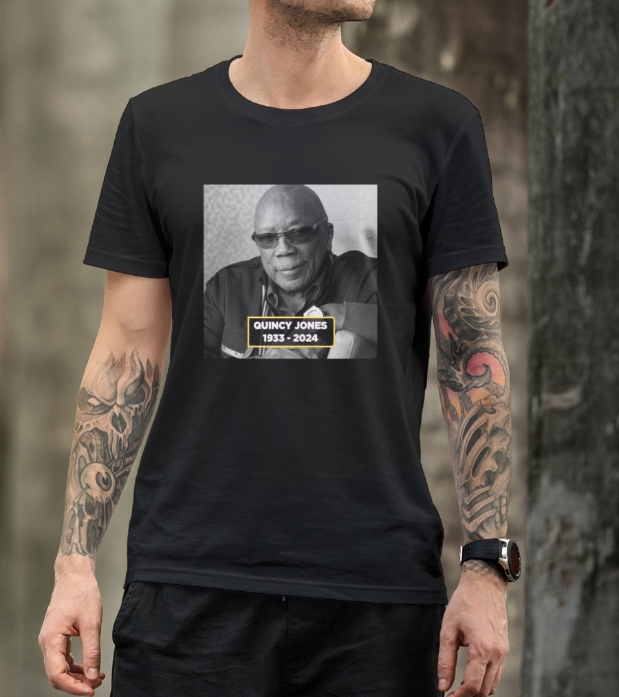 Quincy Jones 1933-2024 Memorial T-Shirt