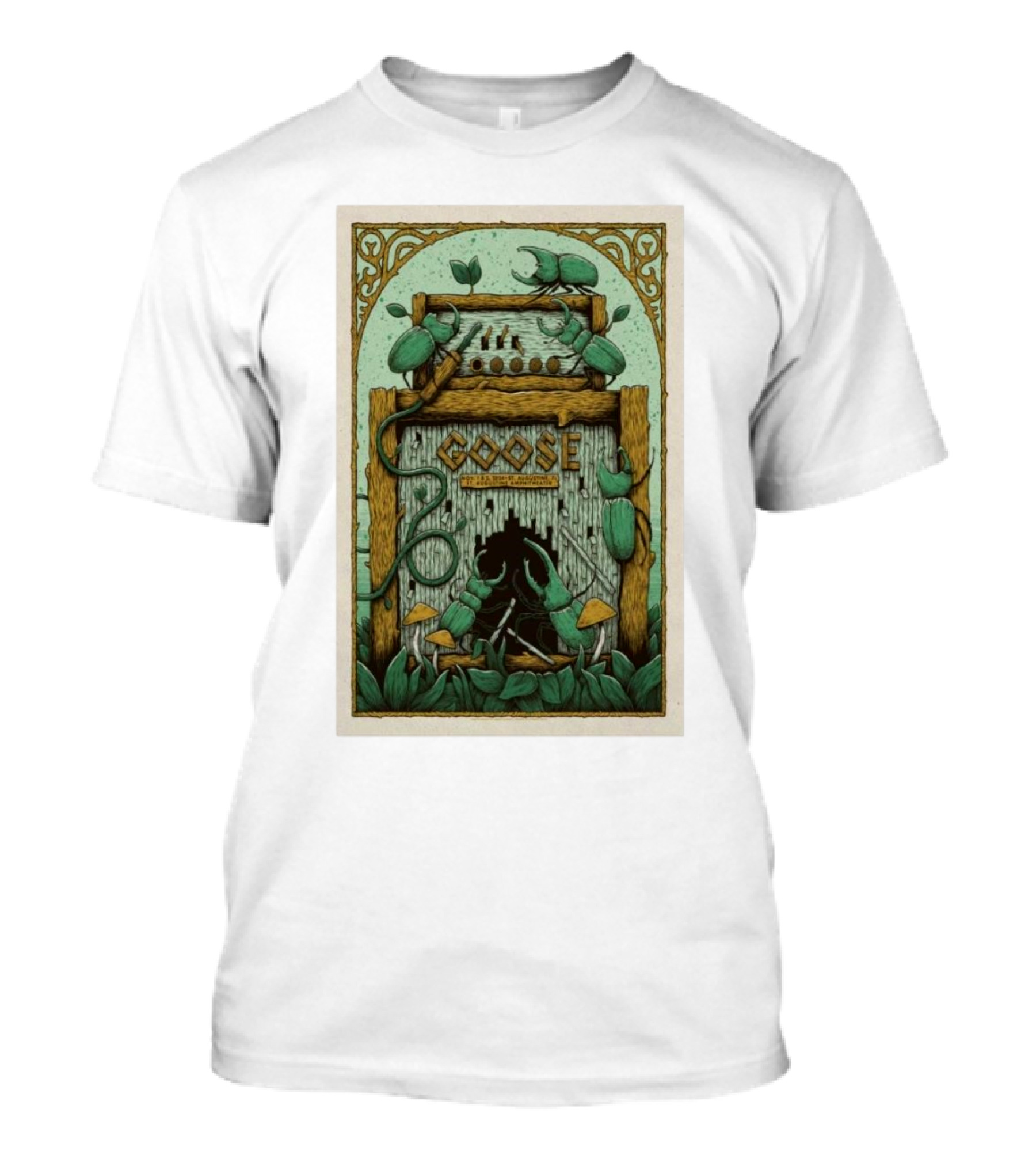 Goose Concert St Augustine FL November 1-2 2024 Beetle And Snake Forest T-Shirt