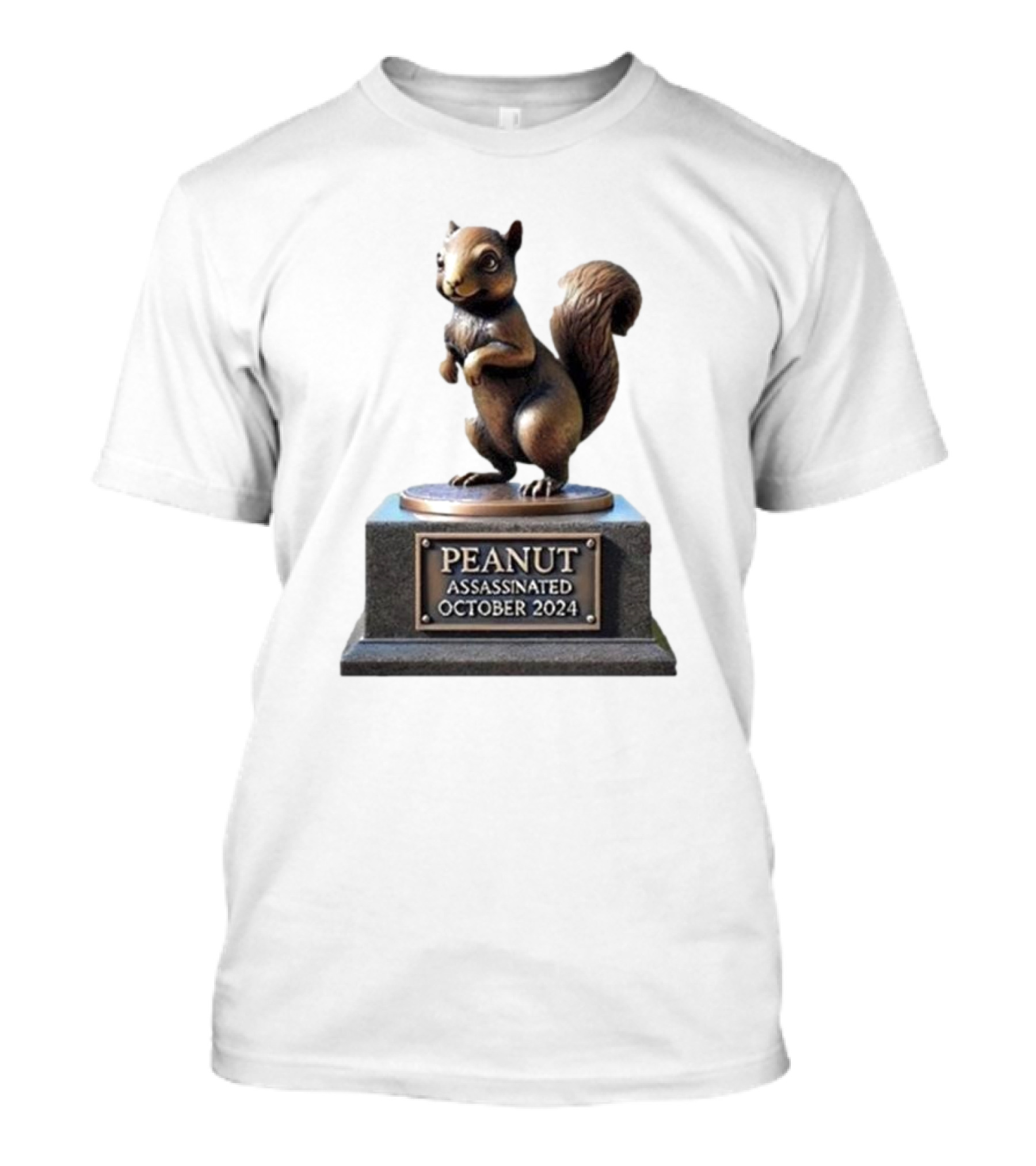 Justice For Peanut Assassinated October 2024 Statue T-Shirt