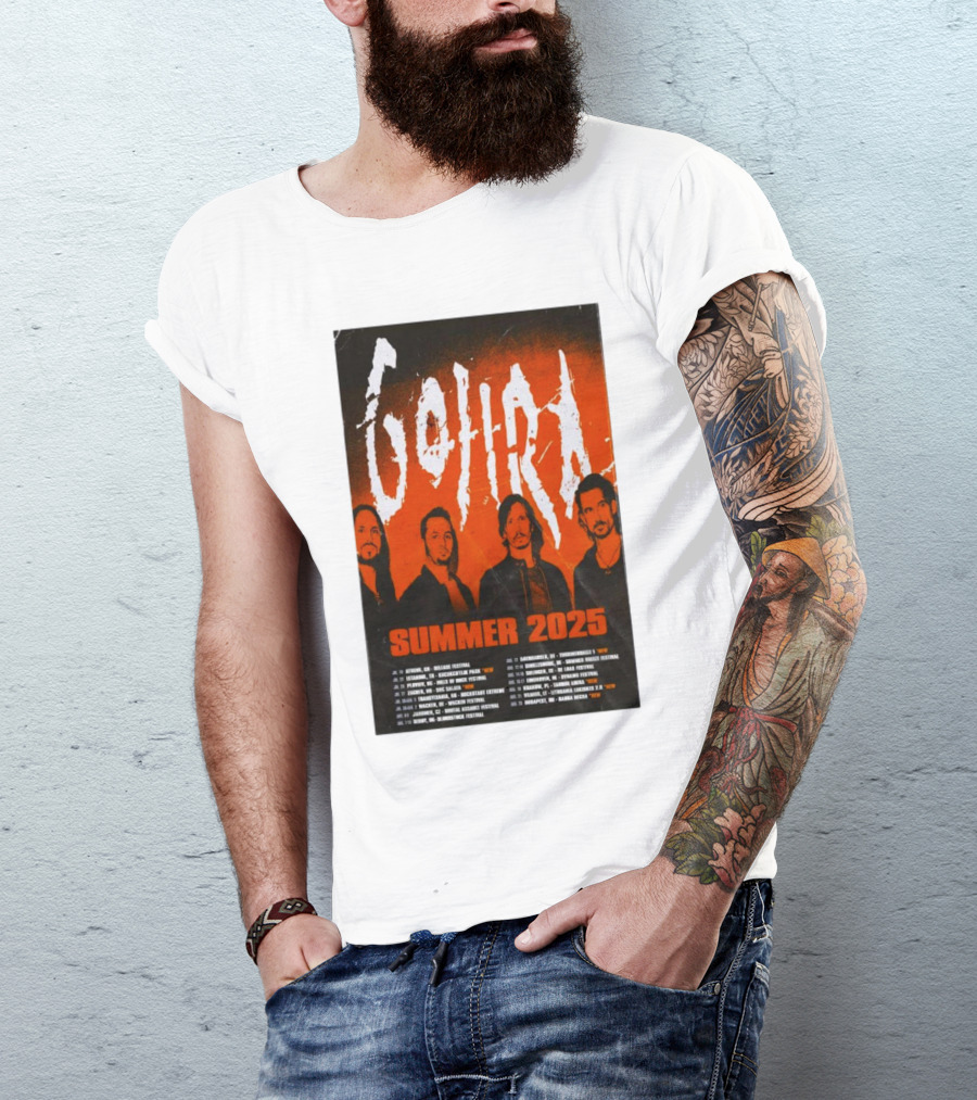 Gojira Summer 2025 Tour With Festival Dates And Band Members T-Shirt