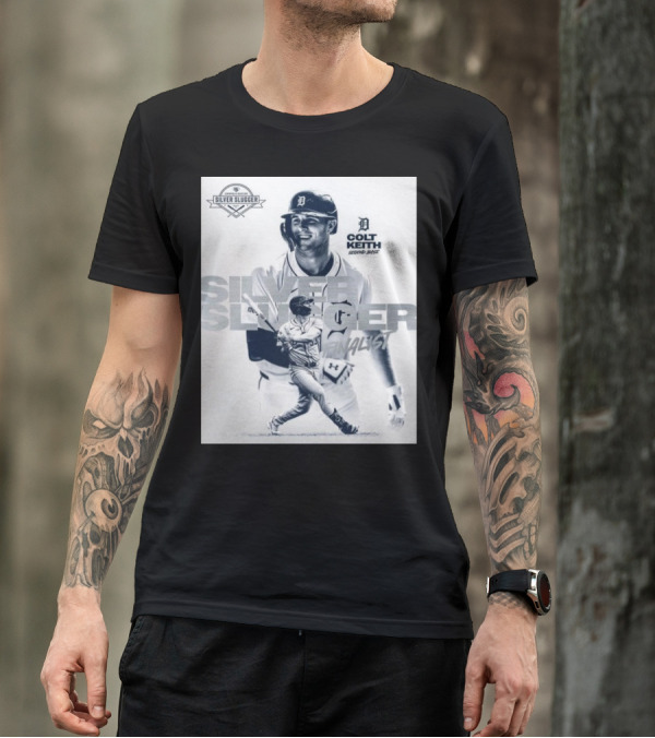 Colt Keith Detroit Tigers MLB Silver Slugger Finalist Second Base T-Shirt