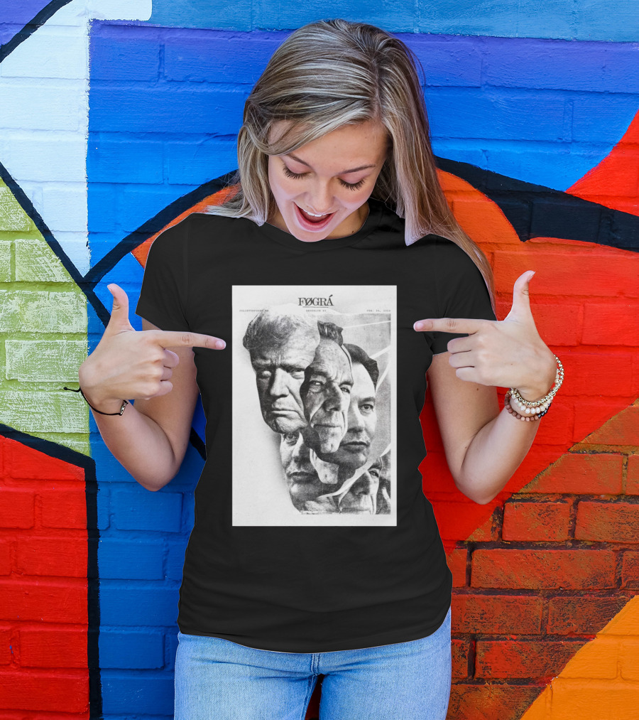 Fográ Donald Trump Elon Musk Robert Kennedy US Election 2024 White House President T-Shirt