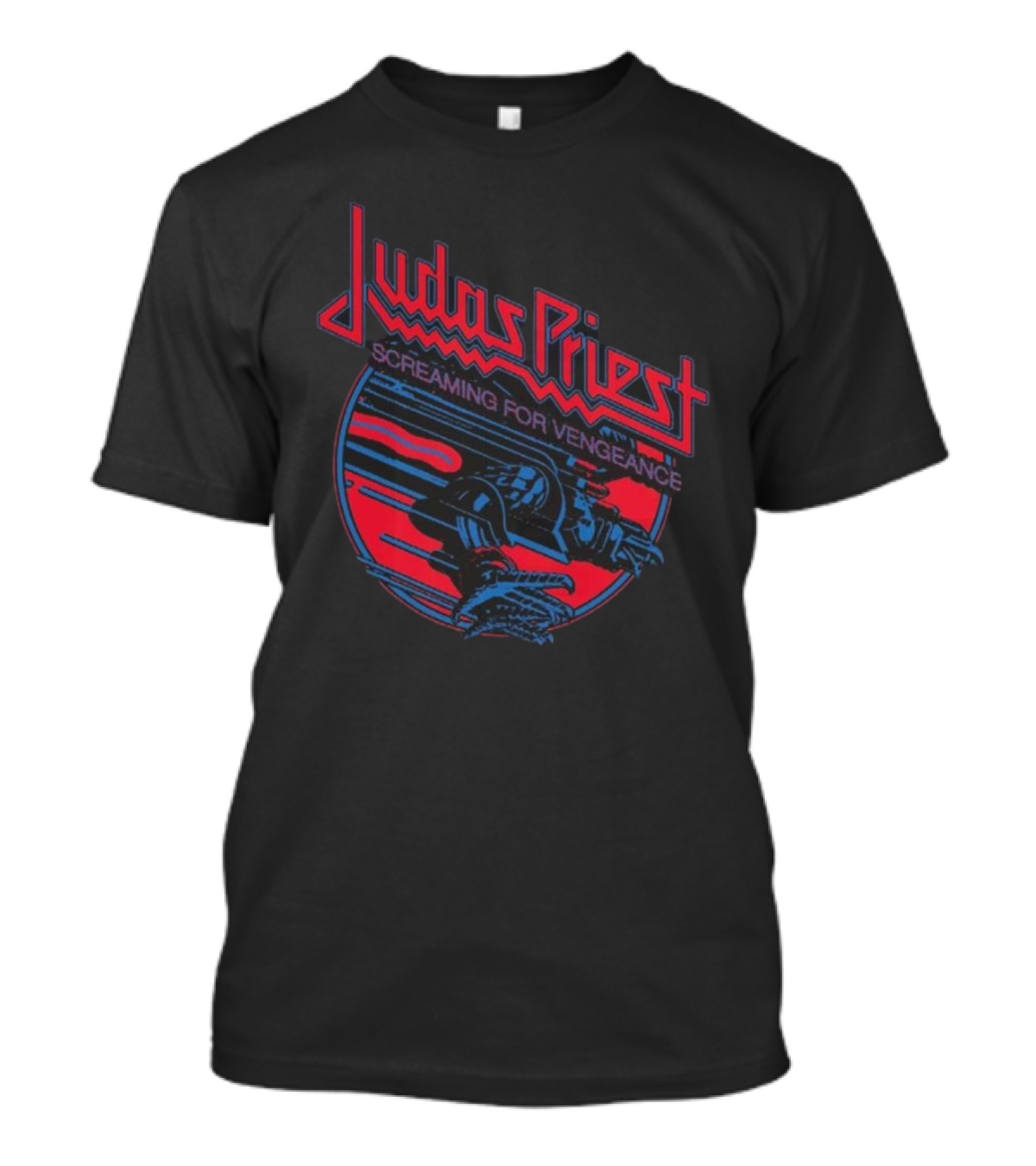 Judas Priest Screaming For Vengeance Tracklist Tour Merch T-Shirt