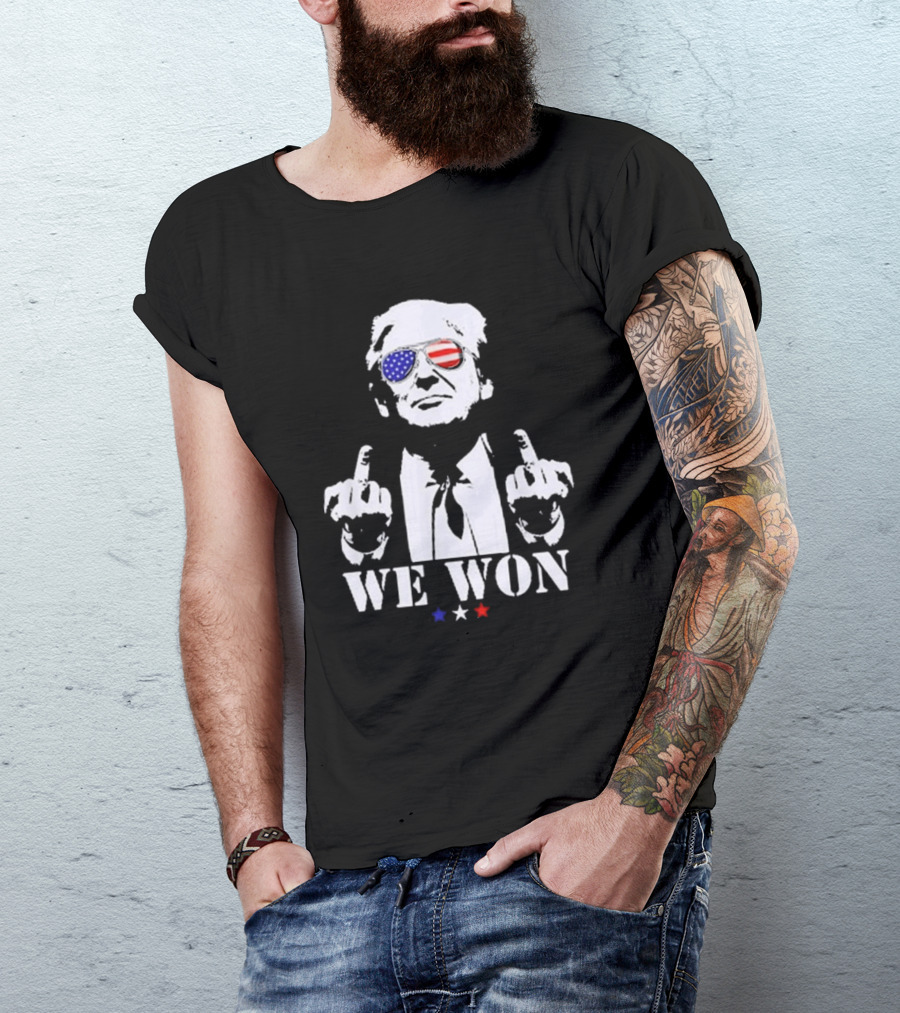 Trump We Won 47th US President 2025 Election T-Shirt