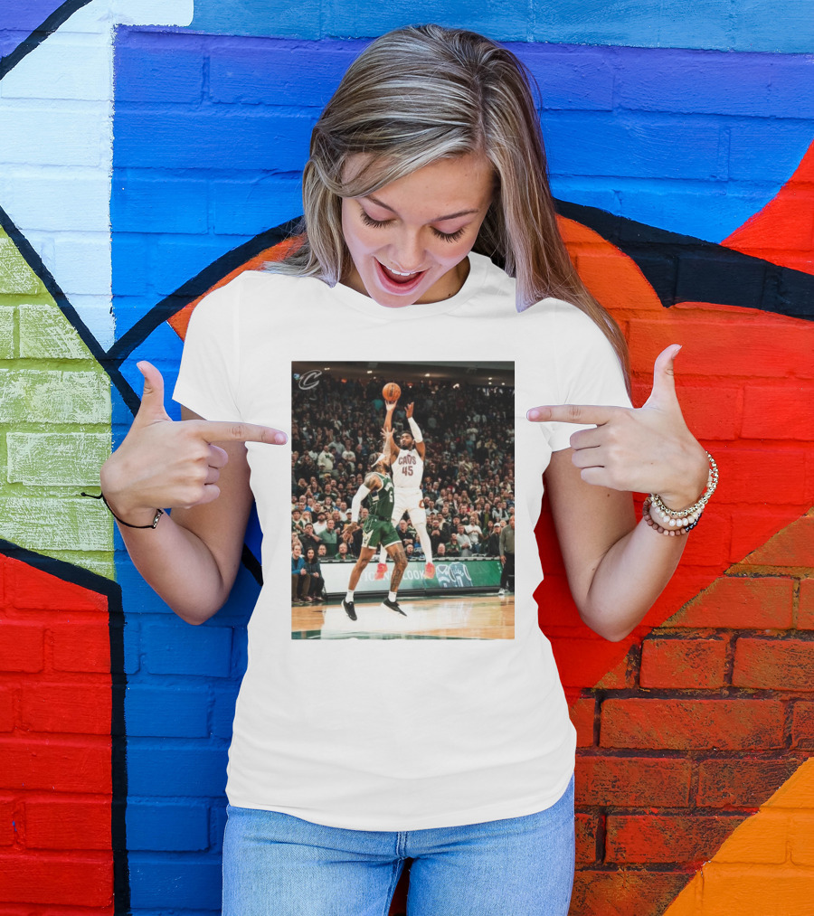 Donovan Mitchell Cavaliers Vs. Bucks Straight Cash Homie LetEmKnow Basketball Action T-Shirt
