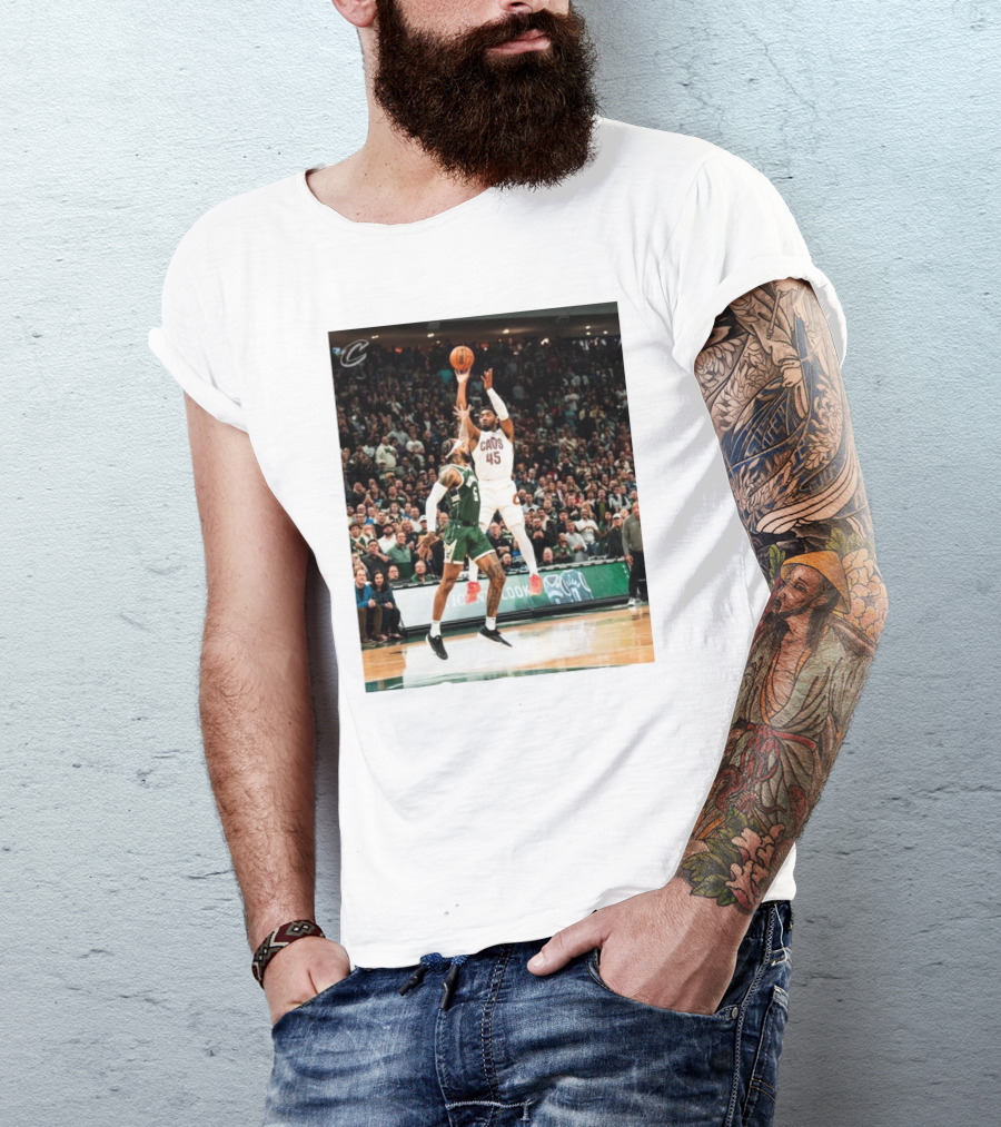 Donovan Mitchell Cavaliers Vs. Bucks Straight Cash Homie LetEmKnow Basketball Action T-Shirt