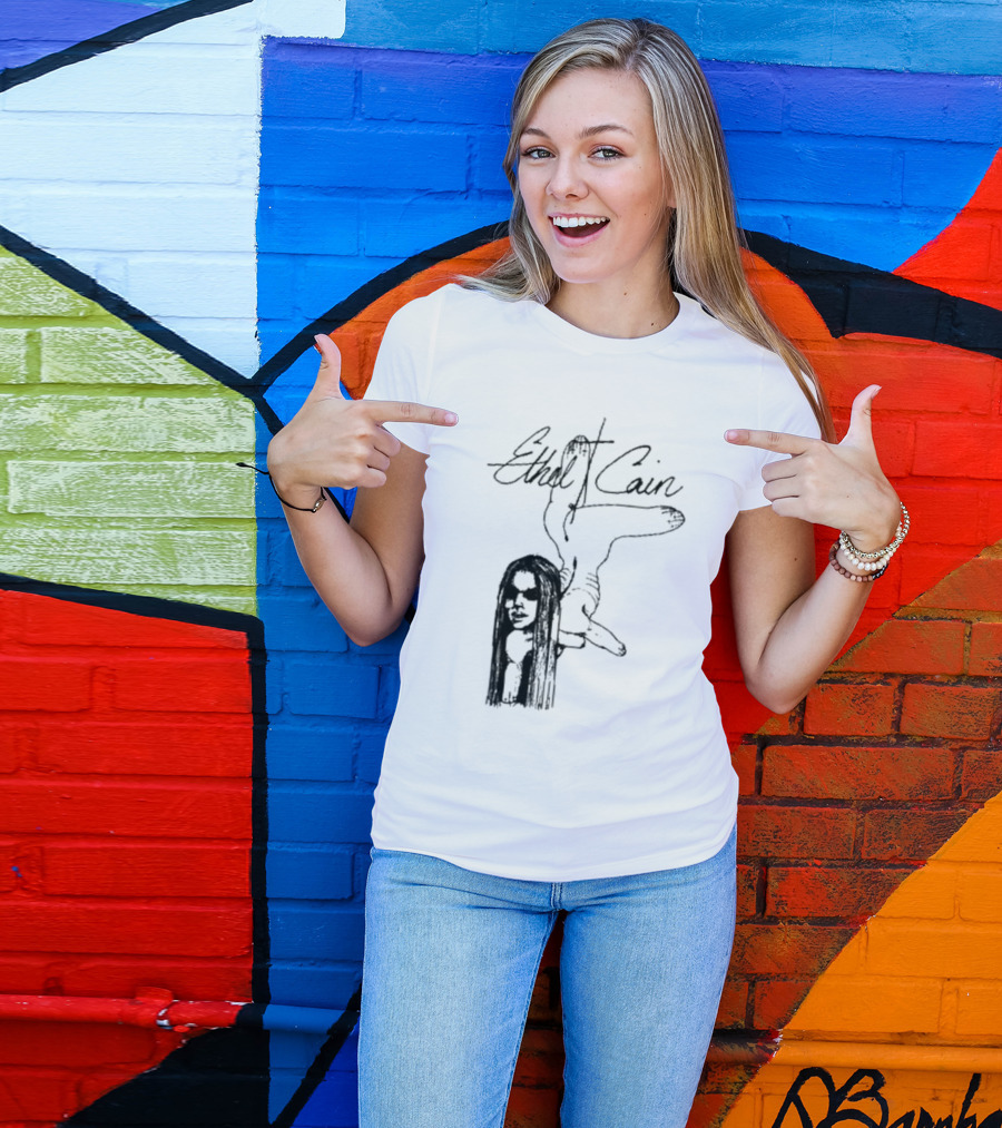 Ethel Cain Inbred Reissue Art Sketch T-Shirt