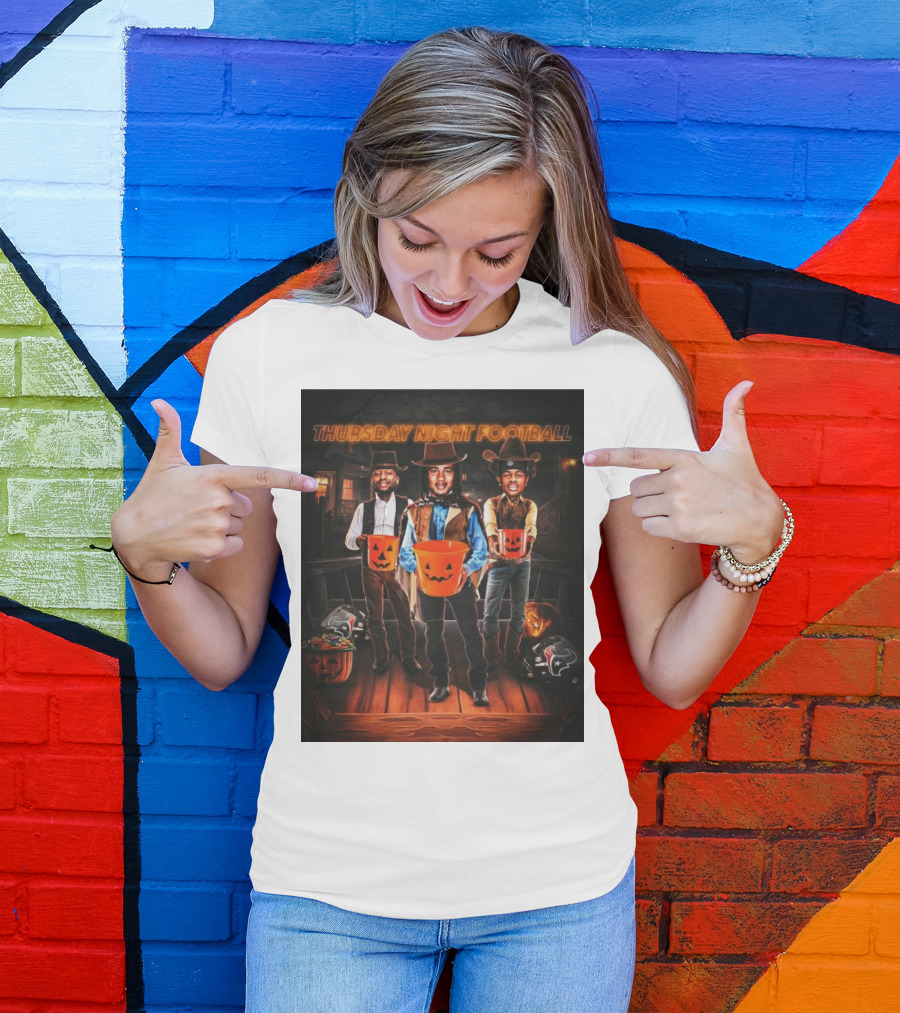 Thursday Night Football Houston Texans Halloween Cowboys T-Shirt