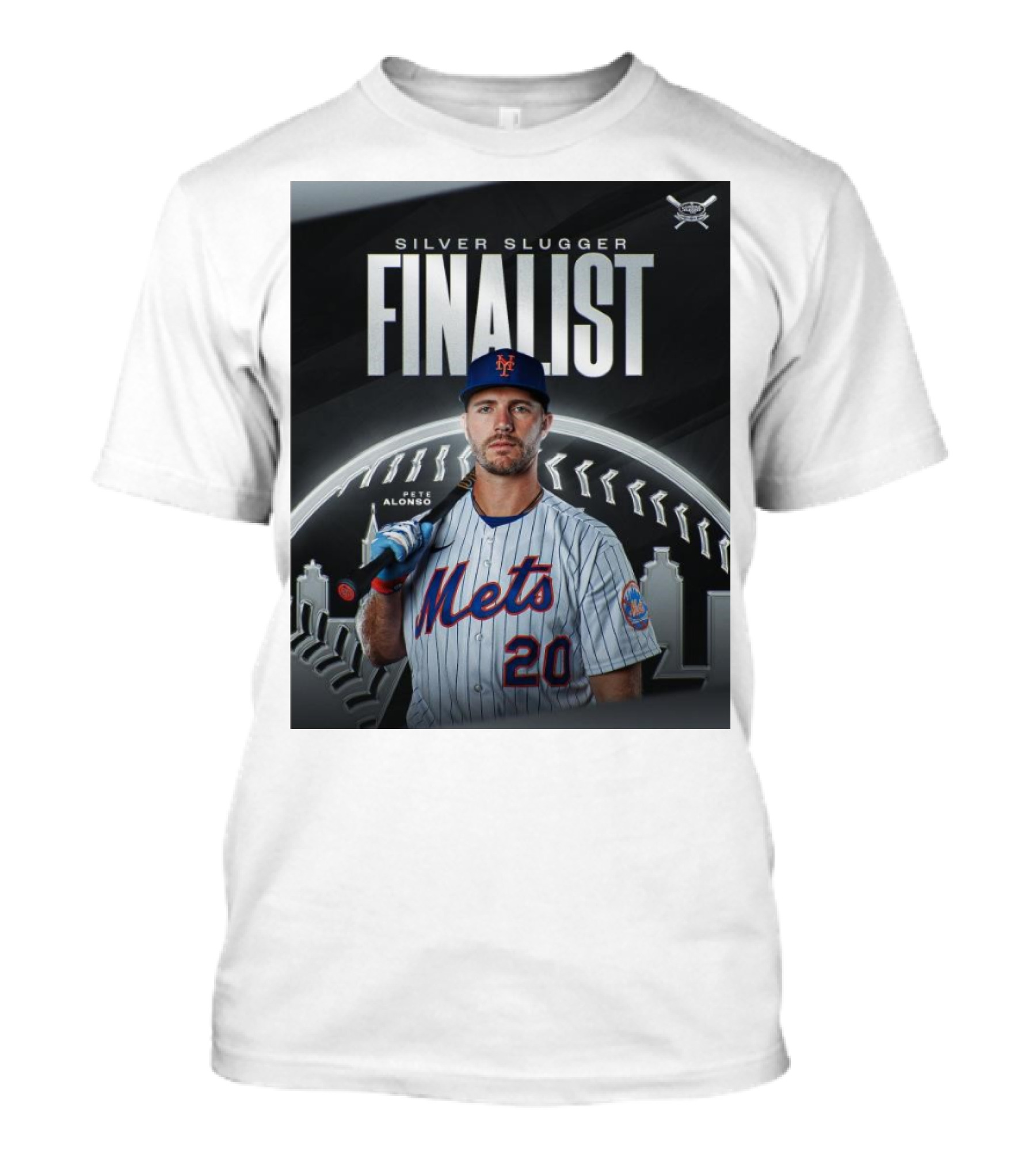 Pete Alonso Silver Slugger Finalist New York Mets MLB T-Shirt
