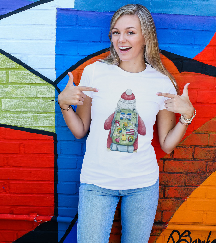 Santa Marietta 30060 Backpack Merry Christmas T-Shirt