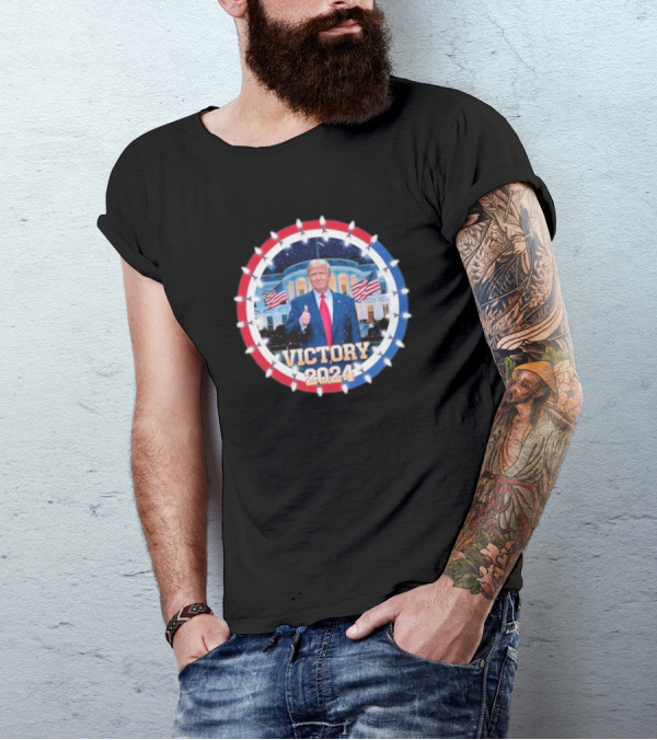 Victory 2024 Trump Patriotic Election Supporter T-Shirt