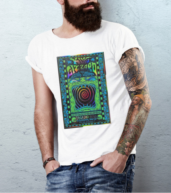 King Gizzard And The Lizard Wizard Silver Cord In Full Experimental Rage Set Nov 6 2024 The Regency Ballroom San Francisco CA T-Shirt