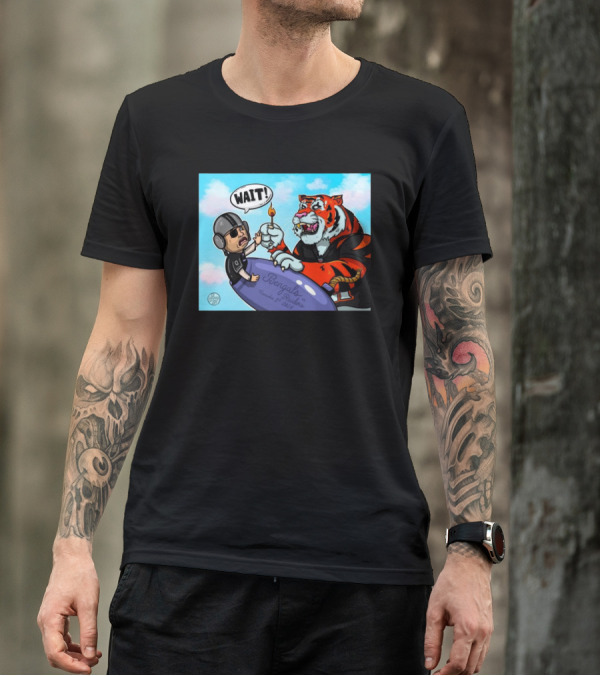 WAIT NFL Cincinnati Bengals Vs Las Vegas Raiders November 3rd 2024 Tiger And Bomb T-Shirt