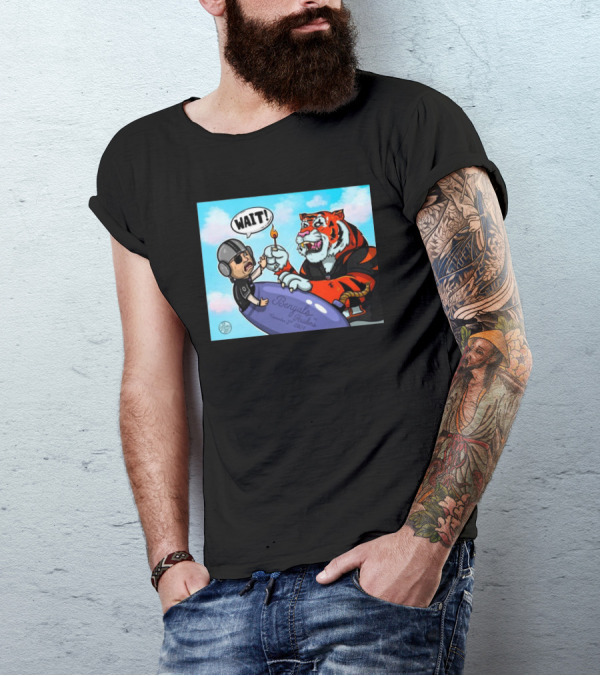 WAIT NFL Cincinnati Bengals Vs Las Vegas Raiders November 3rd 2024 Tiger And Bomb T-Shirt