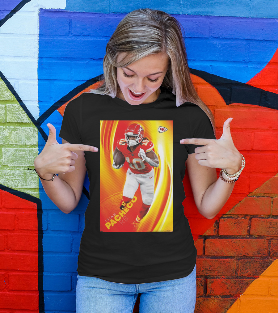 Isiah Pacheco Kansas City Chiefs NFL Football RB T-Shirt