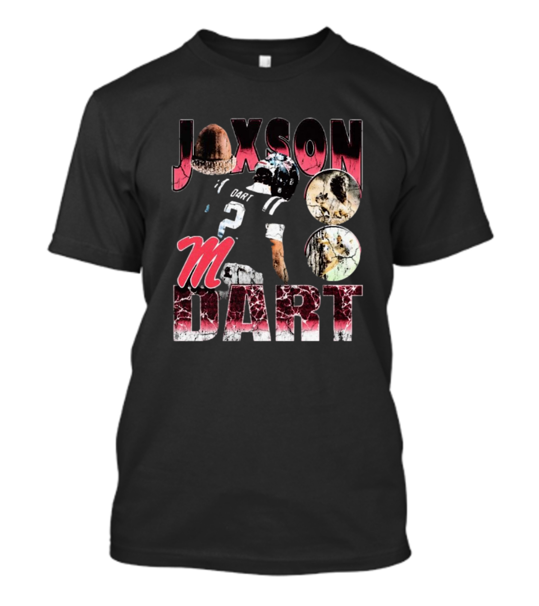 Jaxson Dart M Ole Miss Rebels 90s Football T-Shirt