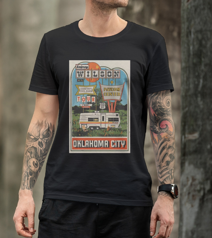 Lainey Wilson Nov 7 2024 Country's Cool Again Tour Paycom Center Oklahoma City T-Shirt