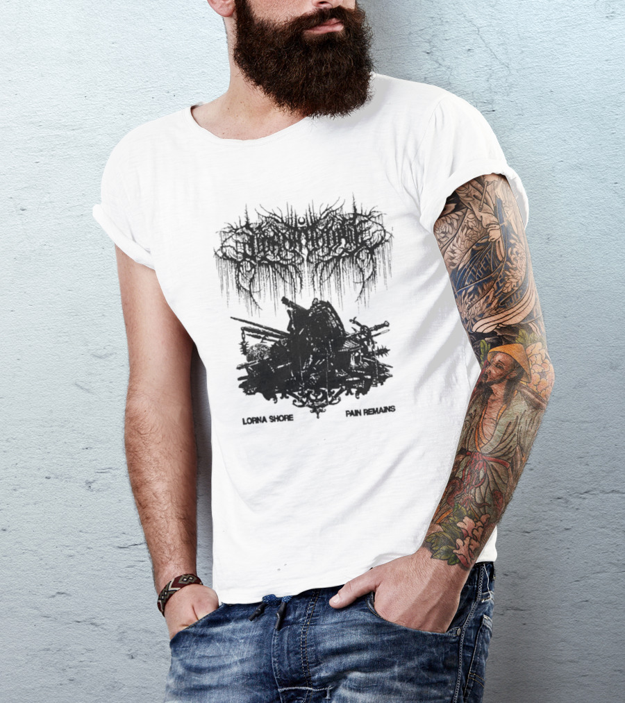 Lorna Shore Pain Remains 2024 Edens End Forsake The Ground Let It Bury Me T-Shirt