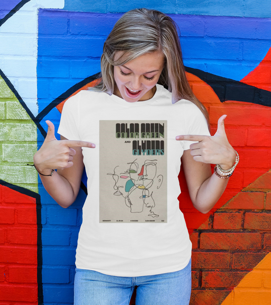 Color Green And Glyders Live At The Hideout Chicago IL November 29 T-Shirt