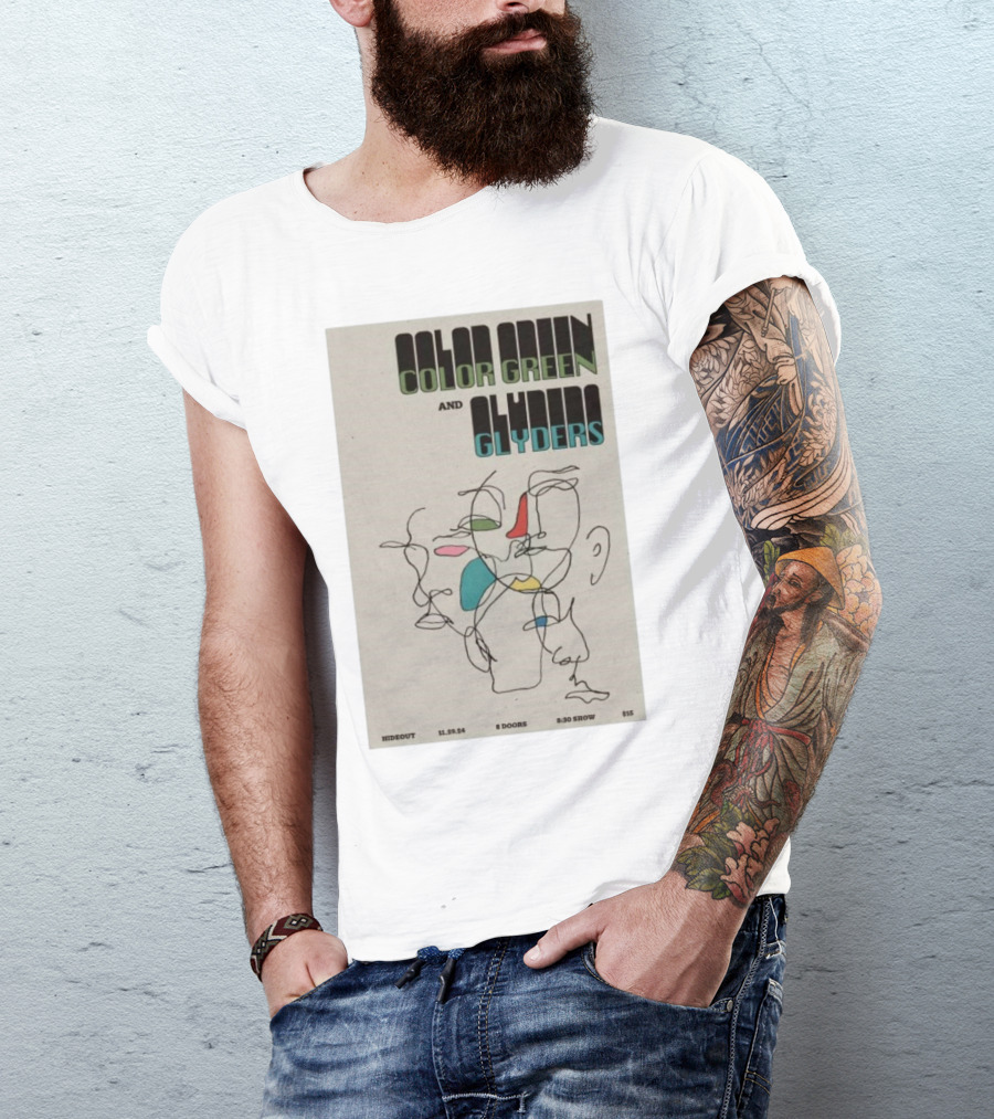 Color Green And Glyders Live At The Hideout Chicago IL November 29 T-Shirt