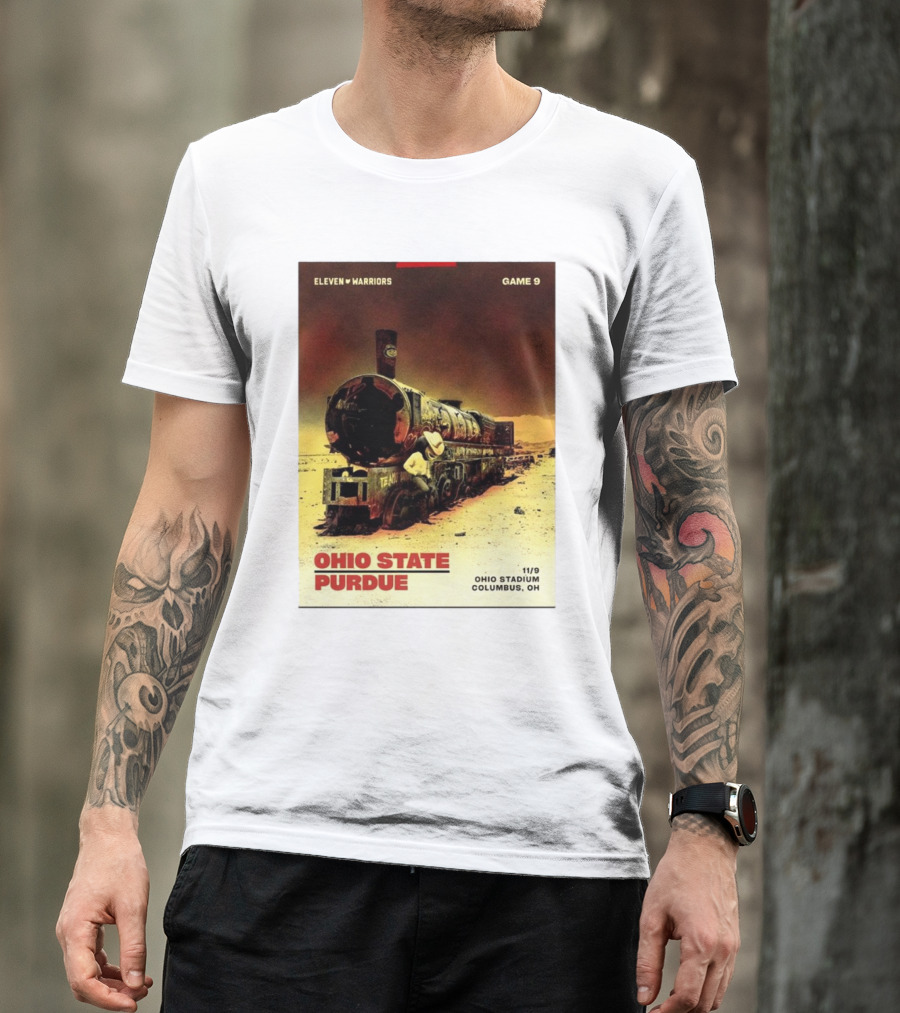 Eleven Warriors Game 9 Ohio State Vs Purdue 11/9 Ohio Stadium Columbus OH T-Shirt
