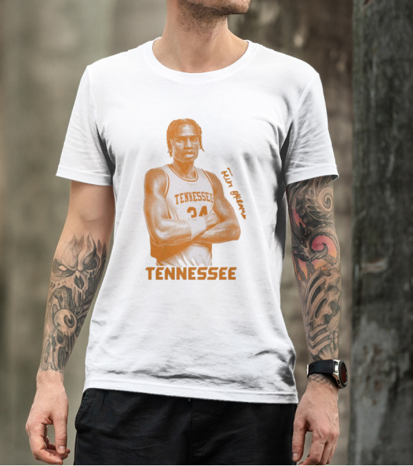 Felix Okpara Tennessee 34 Volunteers Basketball T-Shirt