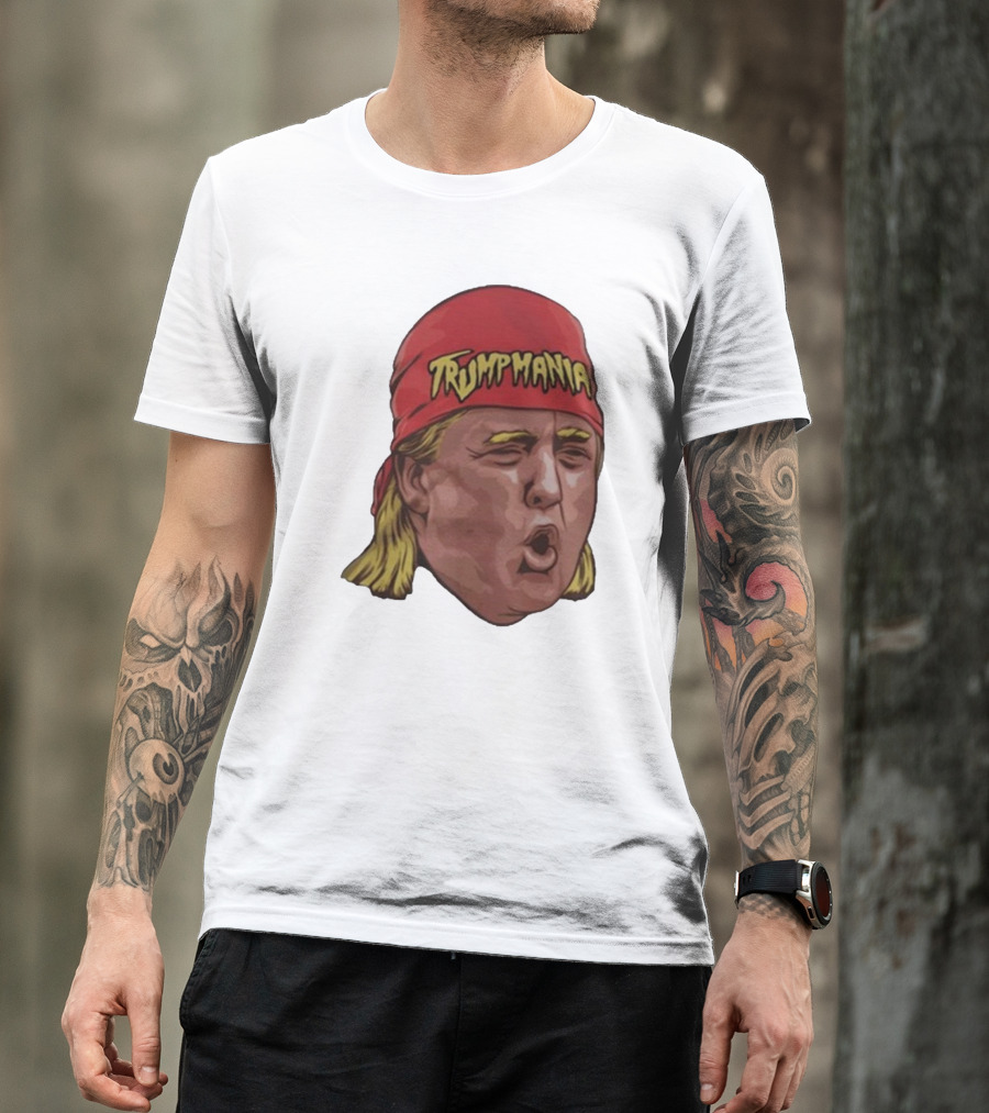 Trumpmania Wrestling Headband Hulk Hogan T-Shirt